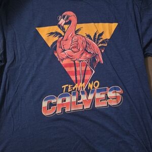 Blue Flamingo Graphic Tee